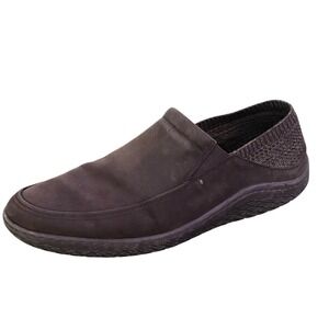 Cole Haan MotoGrand Traveler Moc Slip On Loafers Men‎ 12 Brown Shoes Knit